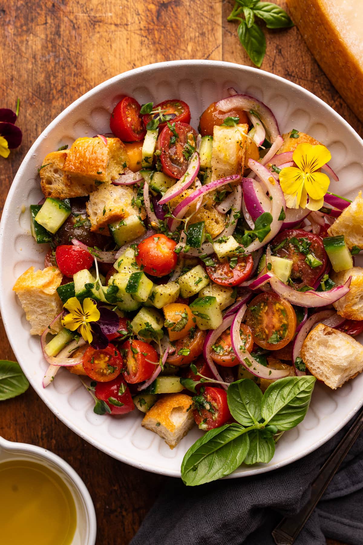 Tuscan Panzanella: From Leftover Bread to Flavorful Summer Dish